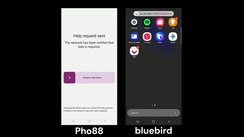 ORN App - Help Request Friend